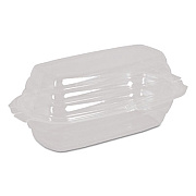 WNA Comet Dessertware Containers/Lids, Banana Split, 4 x 8 x 3.12, Clear, Plastic, 500/Carton (BB9104)