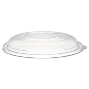 Dart PresentaBowls Clear Dome Lids, 7.3" Diameter x 1.1" h, Clear, Plastic, 63 Lids/Bag, 4 Bags/Carton (C64BDL)