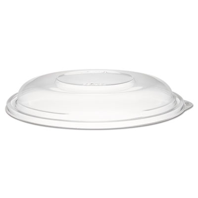 Dart PresentaBowls Clear Dome Lids, 7.3" Diameter x 1.1" h, Clear, Plastic, 63 Lids/Bag, 4 Bags/Carton (C64BDL)