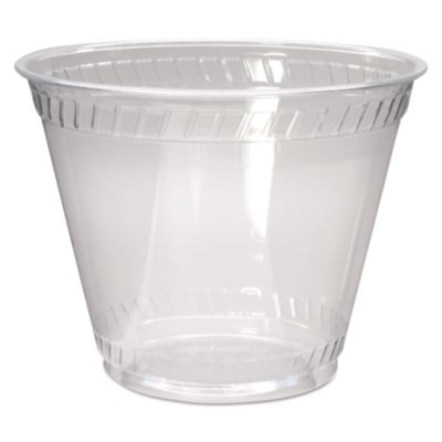 Fabri-Kal Greenware Cold Drink Cups, Old-Fashioned Cup, 9 oz, Sugarcane, Clear, 50/Sleeve, 20 Sleeves/Carton (GC9OF)