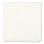 Hoffmaster Octy-Round Plastic Tablecover, 82" Diameter, White, 12/Carton (112010)