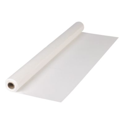 Hoffmaster Plastic Roll Tablecover, 40" x 300 ft, White (114000)