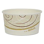 Dart Single Poly Paper Containers, 6 Oz, Symphony Design, 50/pack, 20 Pack/carton (VS506XSYM)
