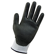 KleenGuard G60 ANSI Level 2 Cut-Resistant Gloves, EN388: 4343, 8.86" Long, Medium (Size 8), White/Black, 12 Pairs/Carton (38690)