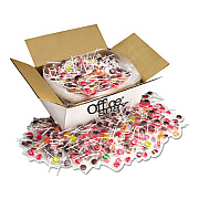 Office Snax Lick Stix Suckers, Seven Assorted Fruit Flavors, 1440/Carton (00004)