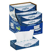 Angel Soft ps Ultra Facial Tissue, 2-Ply, White, 125 Sheets/Box, 10 Boxes/Carton (4836014)