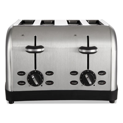 Oster Extra Wide Slot Toaster, 4-Slice, 12 3/4 X 13 X 8 1/2, Stainless Steel (RWF4S)
