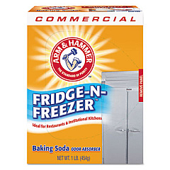 Arm & Hammer Fridge-N-Freezer Pack Baking Soda, Unscented, Powder, 16 oz, 12/Carton (3320084011CT)