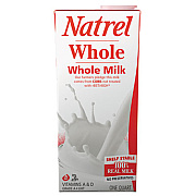 Natrel MILK, WHOLE, 32 OZ RESEALABLE TETRA BOTTLE, 12/CARTON (30338)