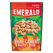 Emerald Roasted and Salted Cashew Nuts, 5 oz Pack, 6/Carton (93364)