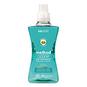Method 4X Concentrated Laundry Detergent, Beach Sage, 53.5 oz Bottle, 4/Carton (01489)
