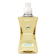 Method 4X Concentrated Laundry Detergent, Free and Clear, 53.5 oz Bottle, 4/Carton (01491)