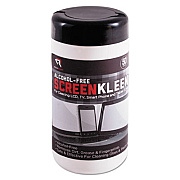 Read Right ScreenKleen Monitor Screen Wet Wipes, Cloth, 5.25 x 5.75, Unscented, 50/Tub (RR1491)