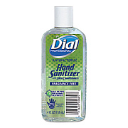 Dial Professional Antibacterial with Moisturizers Gel Hand Sanitizer, 4 oz Flip-Top Bottle, Fragrance-Free, 24/Carton (00685)