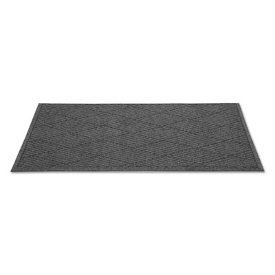 Guardian EcoGuard Diamond Floor Mats, Rectangular, Charcoal Gray Carpeted Surface, 36" x 10 ft (EGDFB031004)