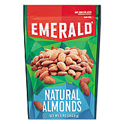 Emerald Natural Almonds, 5 oz Bag, 6/Carton (33364)