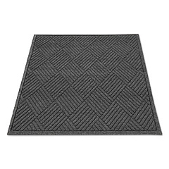 Guardian EcoGuard Diamond Floor Mats, Rectangular, Charcoal Gray Carpeted Surface, 24" x 36" (EGDFB020304)