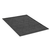 Guardian EcoGuard Diamond Floor Mats, Rectangular, Charcoal Gray Carpeted Surface, 48" x 96" (EGDFB040804)