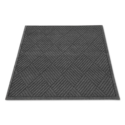 Guardian EcoGuard Diamond Floor Mats, Rectangular, Charcoal Gray Carpeted Surface, 36" x 48" (EGDFB030404)