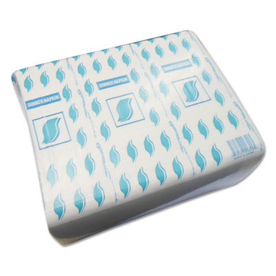 GEN Dinner Napkins, 2-Ply, 15 X 17, White, 150/pack, 20 Packs/carton (GENNAPKDINW)