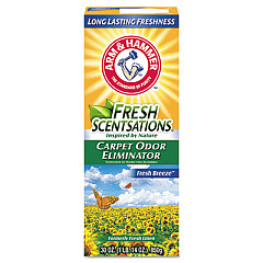 Arm & Hammer Fresh Scentsations Carpet Odor Eliminator, Fresh Breeze, 30 oz Box (3320011536EA)