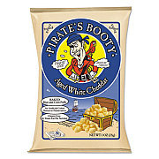 Pirate's Booty Puffs, Aged White Cheddar, 1 oz Bag, 24/Carton (601049)