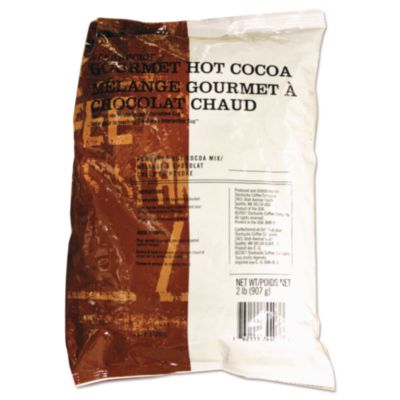 Starbucks Gourmet Hot Cocoa, 2 lb Bag, 6/Carton (512808)