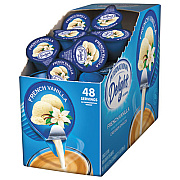 International Delight Flavored Liquid Non-Dairy Coffee Creamer, French Vanilla, 0.44 oz Mini Cups, 48/Box (02282)