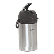 BUNN Lever Action Airpot, 84 oz, Stainless Steel/Black (AIRPOT25)