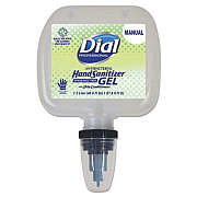 Dial Professional Antibacterial Gel Hand Sanitizer, 1.2 L Refill, Fragrance-Free (13424EA)