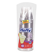 Hefty Crystal Clear Plastic Party Cups, 10 oz, Clear, 36/Pack, 12 Pack/Carton (C21012CT)