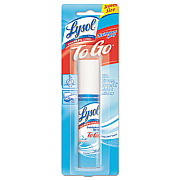 LYSOL Brand Disinfectant Spray To Go, Crisp Linen, 1 oz Aerosol Spray, 12/Carton (79132CT)