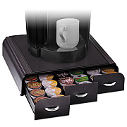 Mind Reader Anchor 36 Capacity Coffee Pod Drawer, 13.46 x 12.87 x 2.72, Black (TRY01BLK)