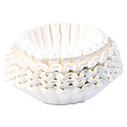 BUNN Coffee/Tea Brewer Dual Purpose Filters, 1.5 gal Urn Style, Flat Bottom, 50/Cluster, 10 Clusters/Carton (TEASYS2)