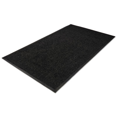 Guardian Platinum Series Walk-Off Indoor Wiper Mat, Rectangular, Black Carpeted Surface, 48" x 72" (94040635)