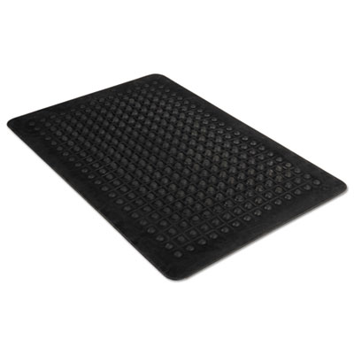 Guardian Flex Step Rubber Anti-Fatigue Mat, Polypropylene, 36 x 60, Black (24030500)