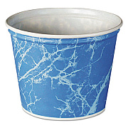 Dart Double Wrapped Paper Bucket, 165 oz, 8.3" x 8.8", White, 100/Carton (10T1M)