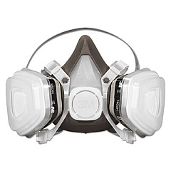 3M Half Facepiece Disposable Respirator Assembly, Large (53P71)