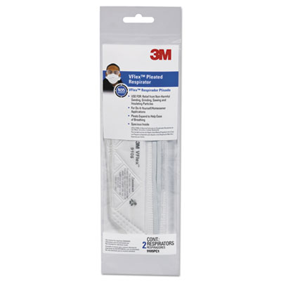 3M VFlex Particulate Respirator N95, Standard Size, 50/Box (9105)