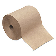 GEN Hardwound Roll Towels, 1-Ply, Natural, 8" X 600 Ft, 12 Rolls/carton (GEN1916)