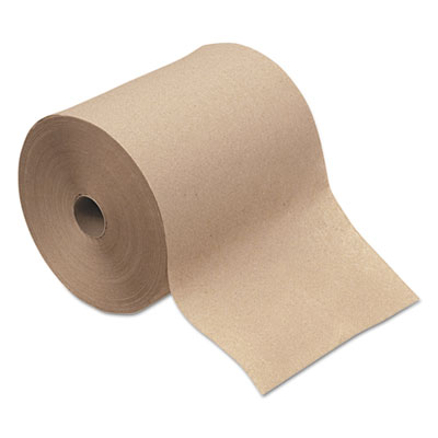 GEN Hardwound Roll Towels, 1-Ply, Natural, 8" X 600 Ft, 12 Rolls/carton (GEN1916)