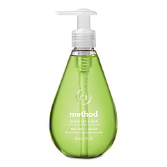 Method Gel Hand Wash, Green Tea + Aloe, 12 oz Pump Bottle, 6/Carton (00033CT)