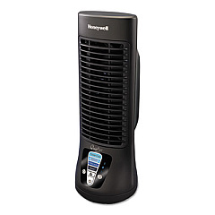 Honeywell QuietSet Personal Table Fan, 4 Speeds, Black (HTF210B)