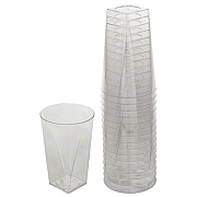 WNA Milan Tumblers, 10 Oz, Plastic, Clear, 16 Tumblers/pack (RSMT101516PK)