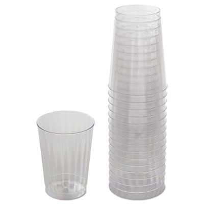 WNA Classicware Tumblers, 10 oz, Plastic, Clear, 16/Pack (RSCC101516PK)