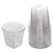 WNA Milan Tumblers, 9 Oz, Plastic, Clear, 16 Tumblers/bag, 15 Bags/carton (RSMT91516CT)