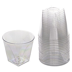 WNA Milan Tumblers, 9 Oz, Plastic, Clear, 16 Tumblers/bag, 15 Bags/carton (RSMT91516CT)