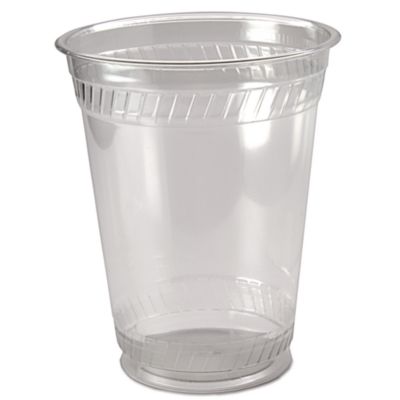 Fabri-Kal Kal-Clear PET Cold Drink Cups, 16 oz to 18 oz, Plastic, Clear, 50/Sleeve, 20 Sleeves/Carton (KC16S)