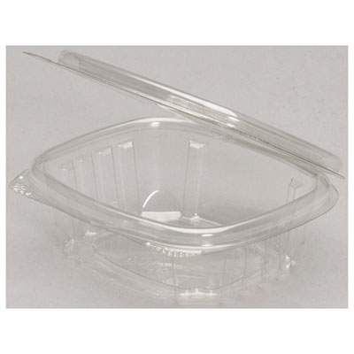 Genpak AD16S Plastic Hinged-Lid Deli Containers