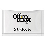 Office Snax Premeasured Single-Serve Sugar, 0.08 oz Packet, 1,200/Carton (00021)